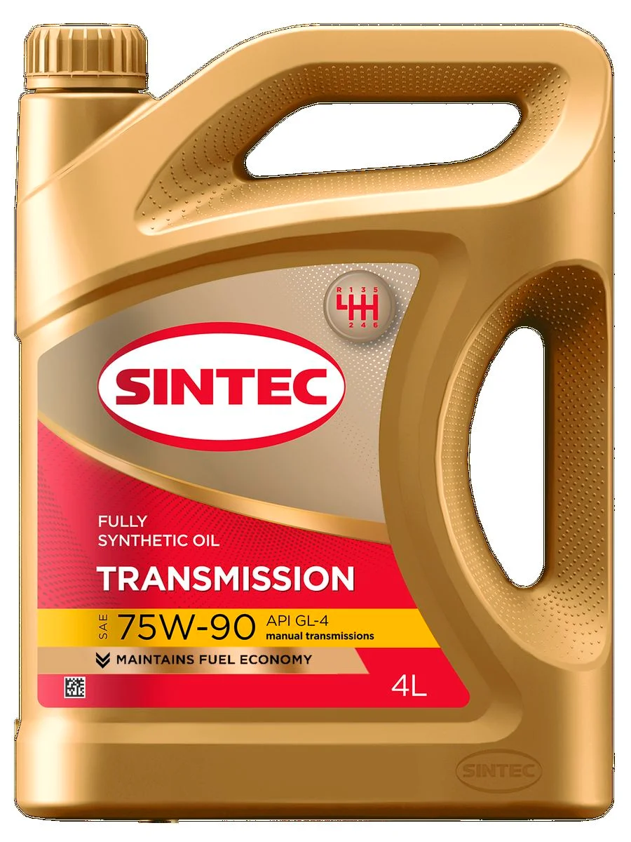 Трансмиссионное масло SINTEC Transmission SAE 75W-90 API GL-4 Cинтетическое 4 л