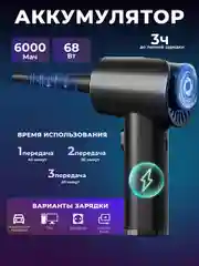 Разноцветный беспроводная воздуходувка для продувки пыли, бытовая, для мангалов, аккумуляторная