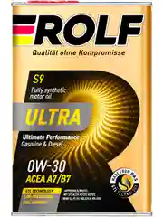 Масло моторное ROLF ULTRA SAE 0W-30, API SP, ACEA A7/B7 Синтетическое