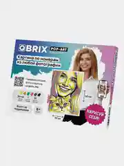 Лимонный картина по номерам по вашей фотографии Qbrix A3, набор для творчества