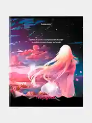 Розовый тетрадь 80 л., А5, клетка, "Anime Girls"