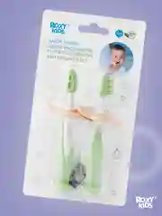 Мятный щетки - массажёры, прорезыватель, грызунки детские FLOWER от ROXY-KIDS, 2 шт