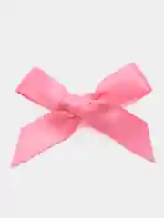 Кораллово-розовый бант заколка для волос / 4х3 см, 10 штук в комплекте