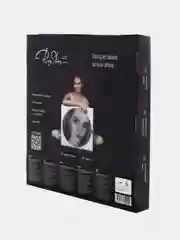 Черный набор для создания картины нитью из любой фотографии, RingString, в технике стринг арт