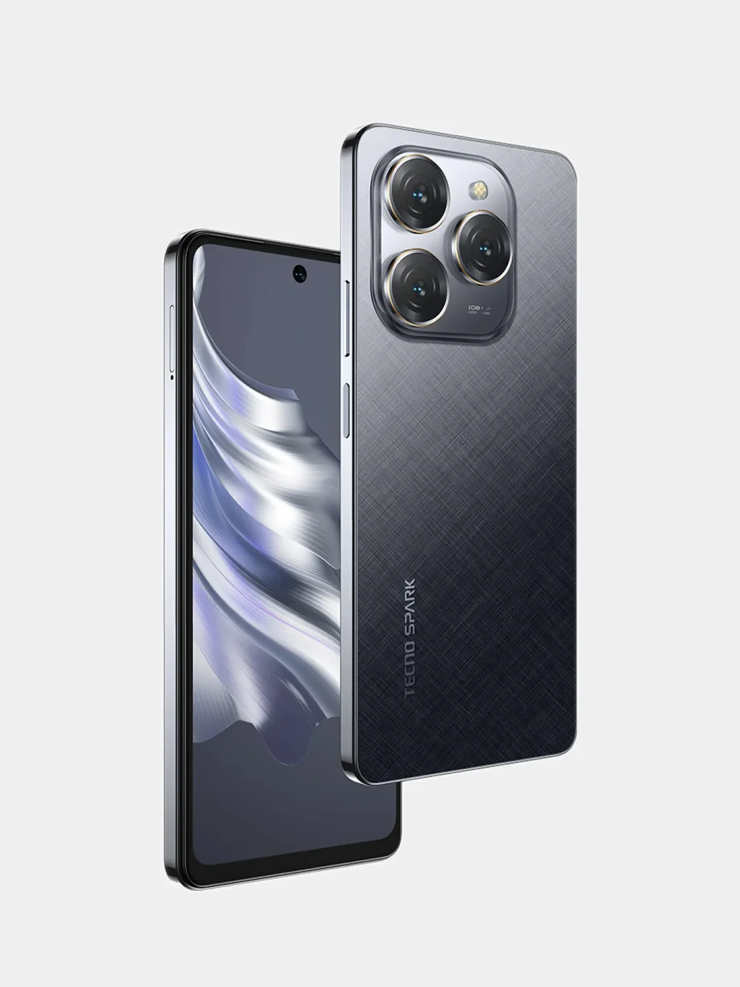 Черный смартфон Tecno SPARK 20 Pro 108/32 МП 5000 мАч быстрая зарядка 33 Вт