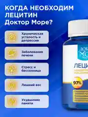 Пищевая добавка Доктор Море Лецитин подсолнечный, 70 капсул по 0,4 г