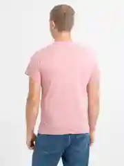 Коралловый меланж футболка мужская, унисекс