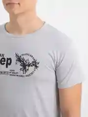 Серый металлик футболка мужская, унисекс