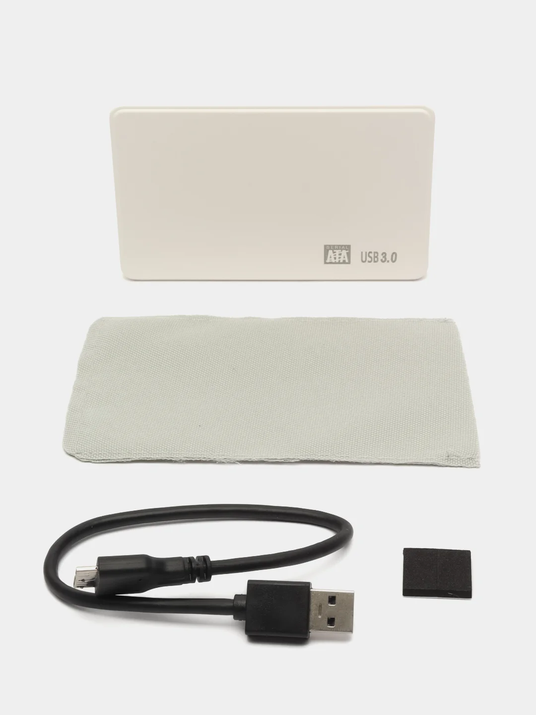 Черный корпус-кейс для внешнего жесткого диска SATA, USB 3.0, HDD SSD, ноутбука, пк