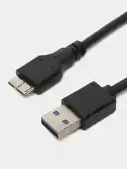 Черный корпус-кейс для внешнего жесткого диска SATA, USB 3.0, HDD SSD, ноутбука, пк