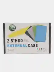 Черный корпус-кейс для внешнего жесткого диска SATA, USB 3.0, HDD SSD, ноутбука, пк