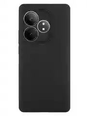 Черный чехол для Realme GT 6 /  6T / Neo 6 / Neo 6 SE силиконовый BROSCORP матовый/ прозрачный