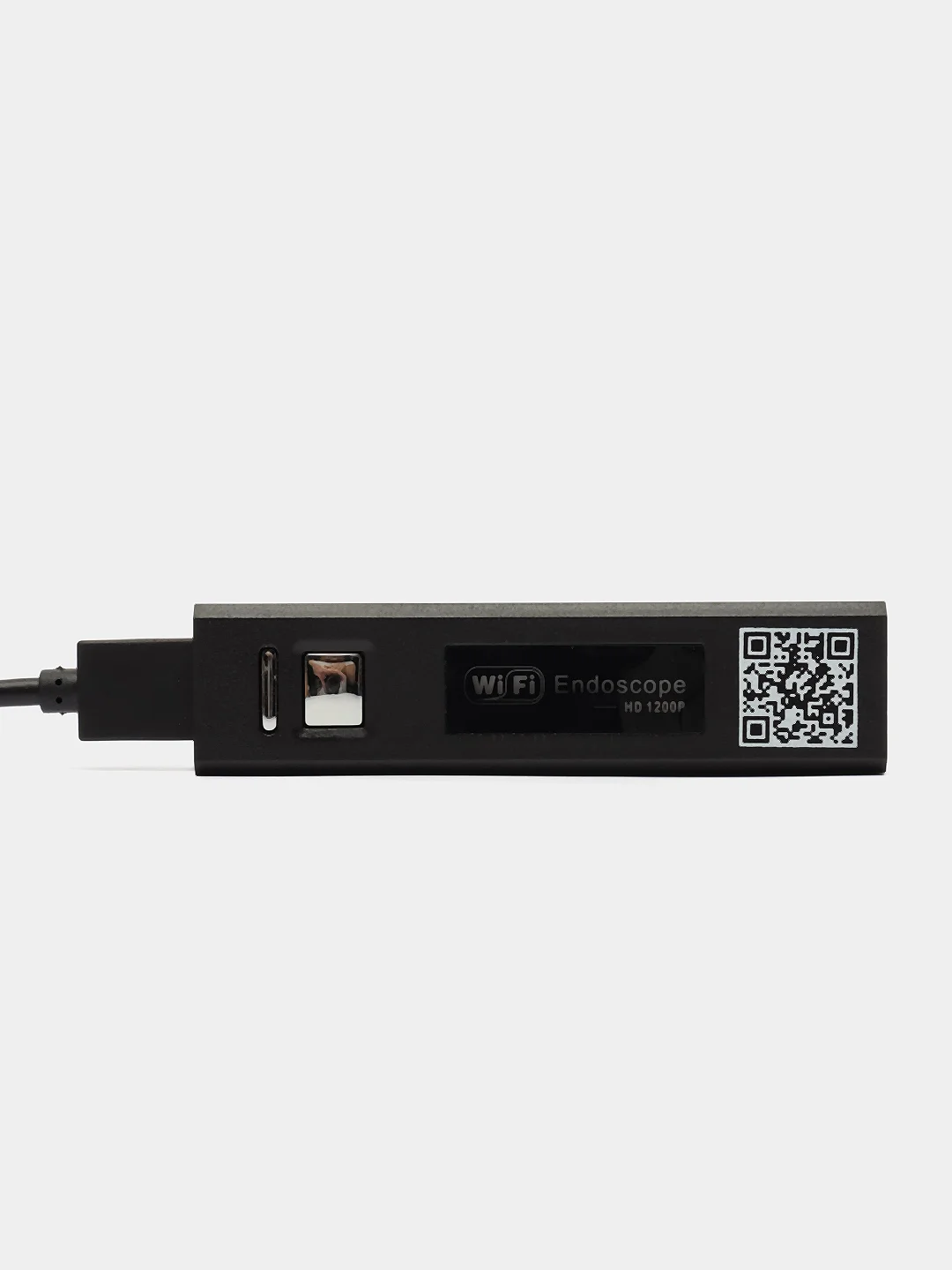 Черный гибкий USB эндоскоп с подсветкой и WiFi камерой для смартфона