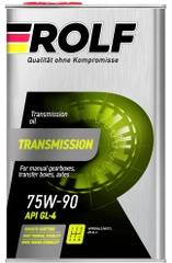 Масло трансмиссионное ROLF Transmission SAE 75W-90, API GL-4, полусинтетическое, 1 л