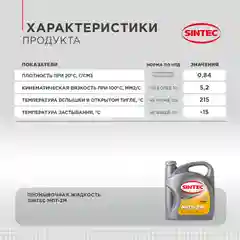 Промывочная жидкость SINTEC МПТ-2М 4л