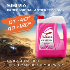 Антифриз для двигателя автомобиля SIBIRIA ANTIFREEZE G12+ (-40)