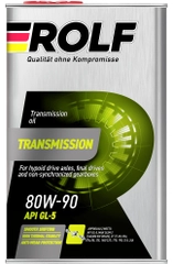 Масло трансмиссионное ROLF Transmission SAE 80W-90, API GL-5, минеральное, 1 л