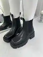 Черный ботинки женские осенние челси