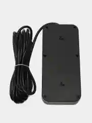 Белый удлинитель сетевой (фильтр) 3 метра 6 розеток, с 4 USB и 1 Type-C портами и кнопкой