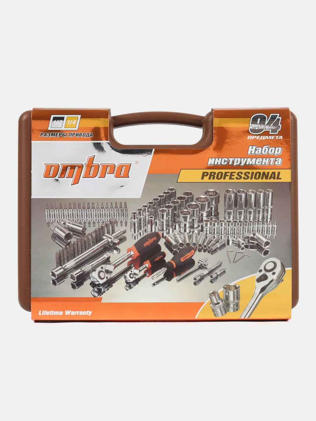 OMT94S Набор инструмента универсальный 1/4", 1/2"DR, 94 предмета