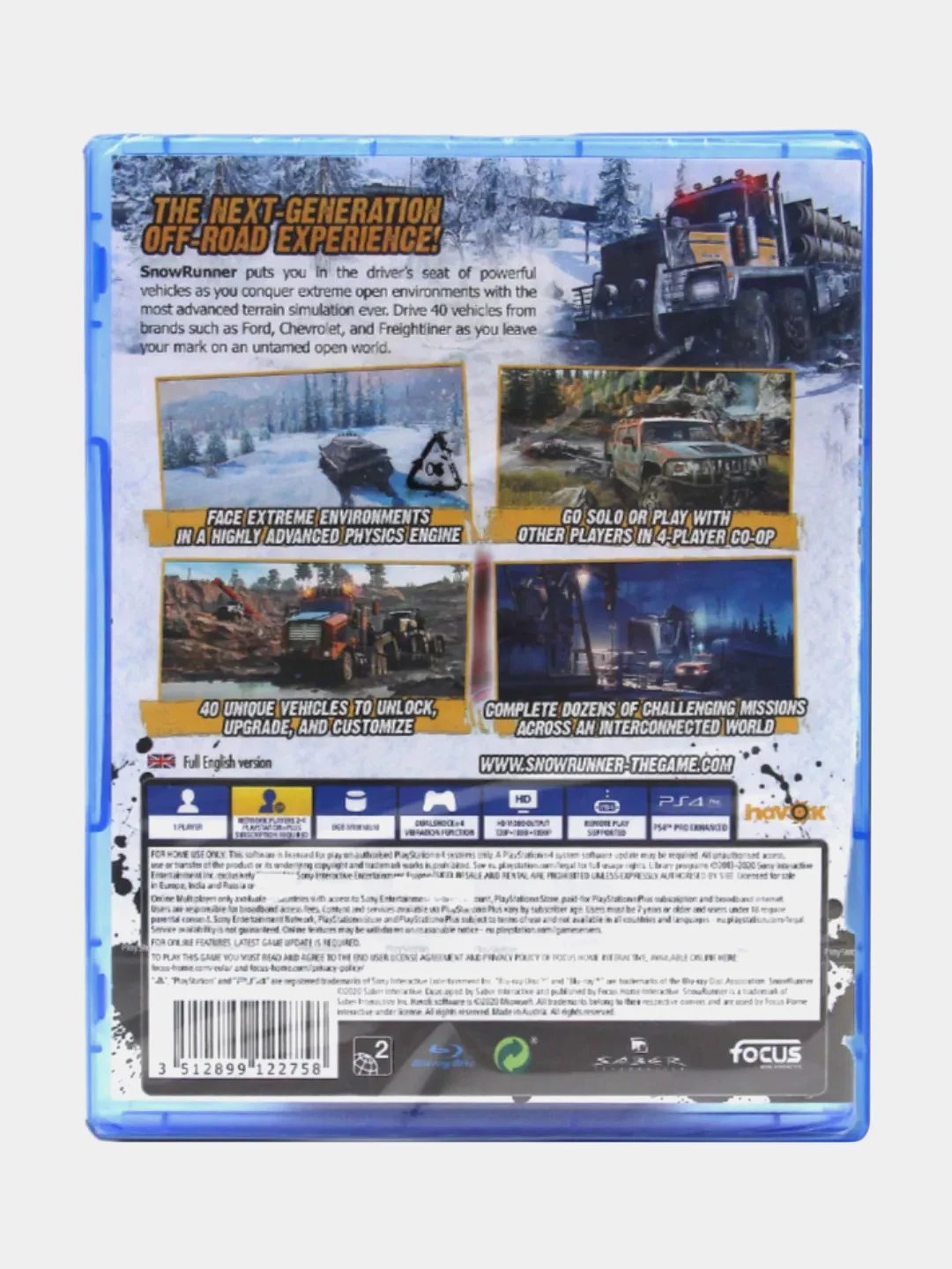 Snow Runner (PS4/PS5, Русский язык)