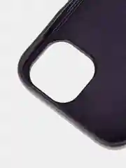 Черный чехол MagSafe для Apple iPhone 14 кожаный BROSCORP из натуральной кожи с защитой камер
