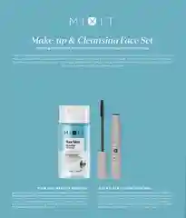 Подарочный набор MIXIT для макияжа глаз и очищения кожи лица