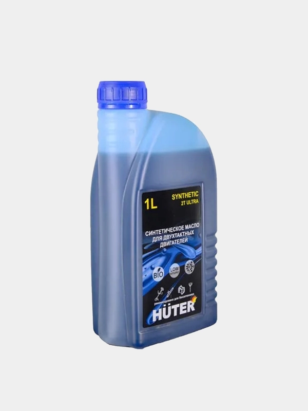 Масло Huter 2Т ULTRA, синтетическое, для двухтактных двигателей, для техники, 1 л
