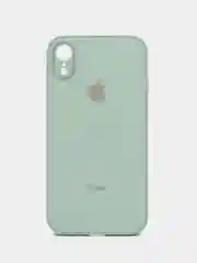 Ледяной чехол для iPhone XR, силиконовый, со стеклянной панелью
