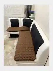 Тёмно-коричневый накидка -  комплект на кухонный уголок из 2х предметов -50/150 (2шт)