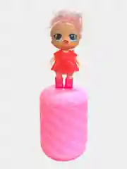 Розовый капсула-сюрприз Лол Хэирголс