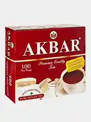 Чай черный AKBAR, 100 пакетиков по 2 г