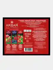 Набор чайный AKBAR фруктовый, 3 вида  по 25 пакетиков, 112,5г