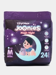 JOONIES Magic Night трусики, р. М (6-11 кг) 24 шт