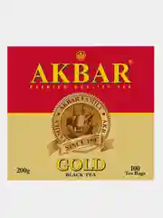 Чай черный AKBAR GOLD, 100 пакетиков по 2 г
