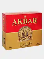 Чай черный AKBAR GOLD, 100 пакетиков по 2 г