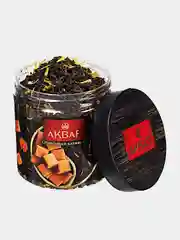 Чай черный AKBAR Сливочная карамель, крупнолистовой, 100 г