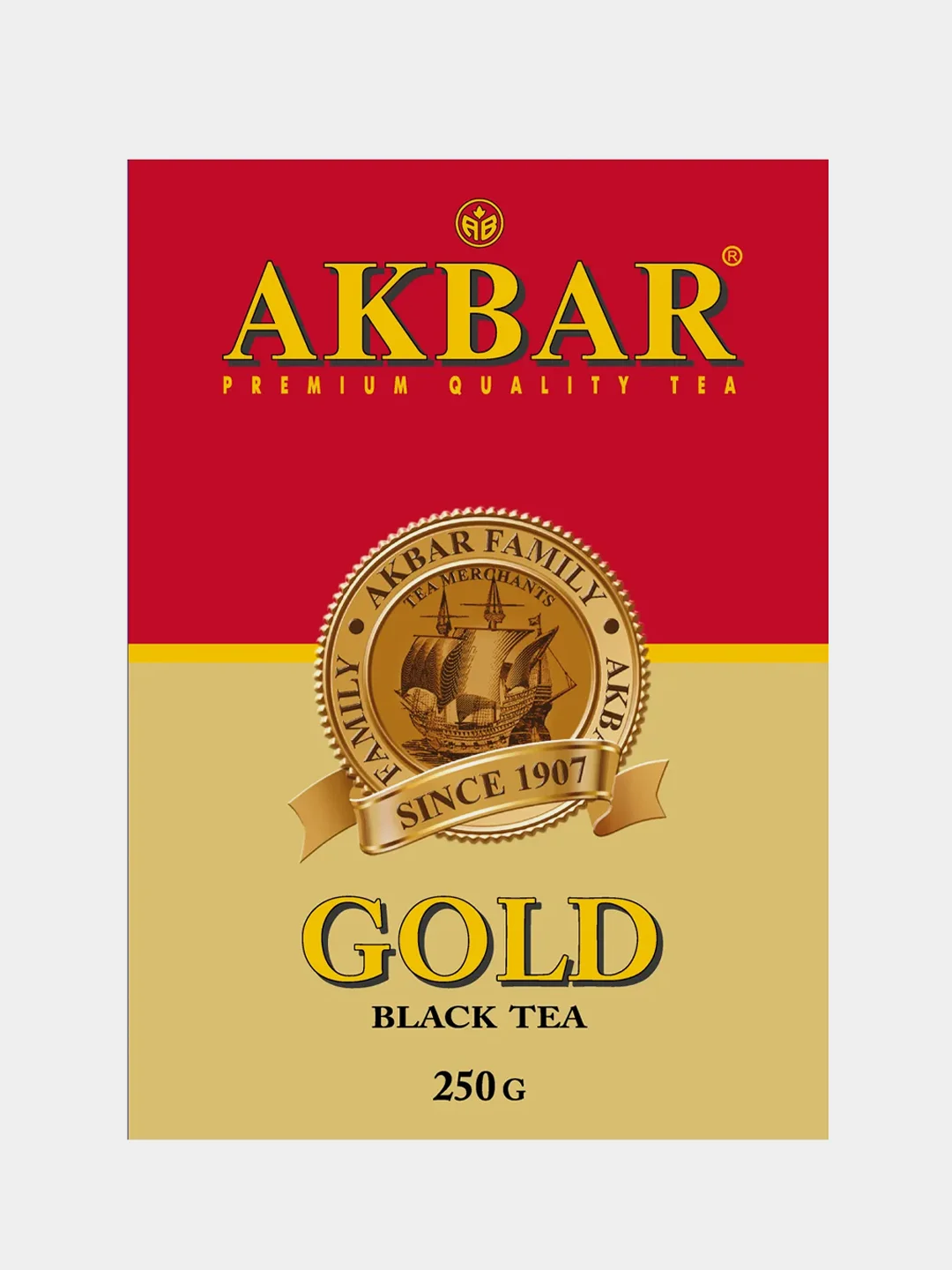 Чай черный AKBAR GOLD FBОР листовой, 250 г