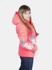 Темно-синий женский зимний утепленный спортивный костюм из плащевки