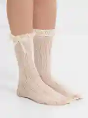 Носки женские, гольфы с бантиком, высокие