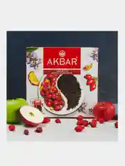 Чай черный AKBAR Яблоко и шиповник, 100 пакетиков по 1,5 г