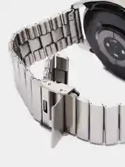 Серебряный смарт часы GT4 MAX 2024, круглые