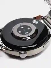 Серебряный смарт часы GT4 MAX 2024, круглые