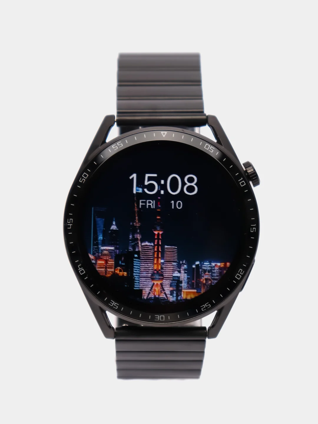 Черный смарт часы GT4 MAX 2024, круглые