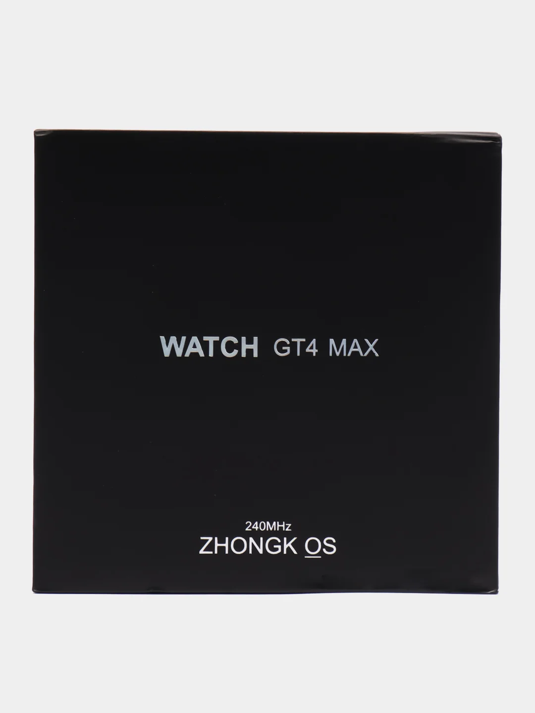 Черный смарт часы GT4 MAX 2024, круглые