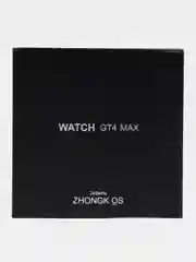 Черный смарт часы GT4 MAX 2024, круглые
