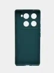 Тёмно-зелёный чехол для Infinix Note 40 Pro Plus 5G (Инфиникс Ноут 40 Про Плюс 5 Джи)