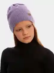Лавандовый шапка бини женская, осенняя вязаная, 10 цветов