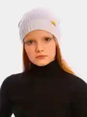 Белый шапка бини женская, осенняя вязаная, 10 цветов