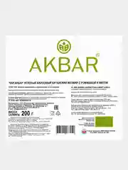Чай зеленый AKBAR Ромашка и мята, 100 пакетиков по 2 г